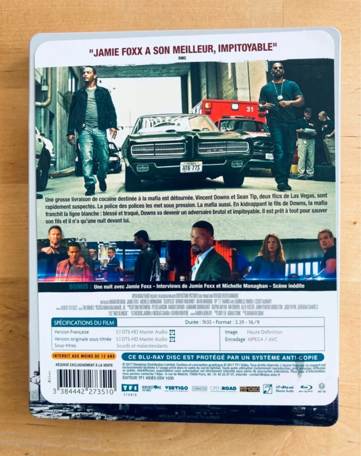 Steelbook Blu-ray Sleepless. – photo 3